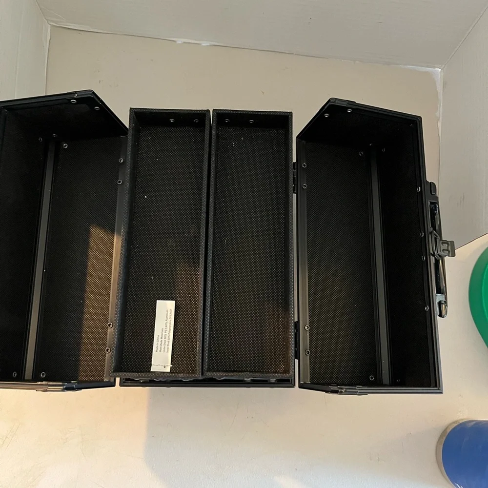 Black and Silver Storage Organizer